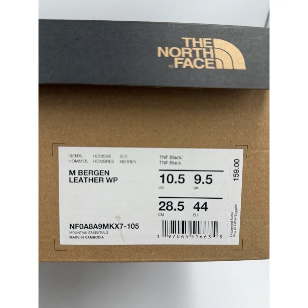 The North Face Bergen Leather Waterproof Boot Mens Shoes Size 10.5